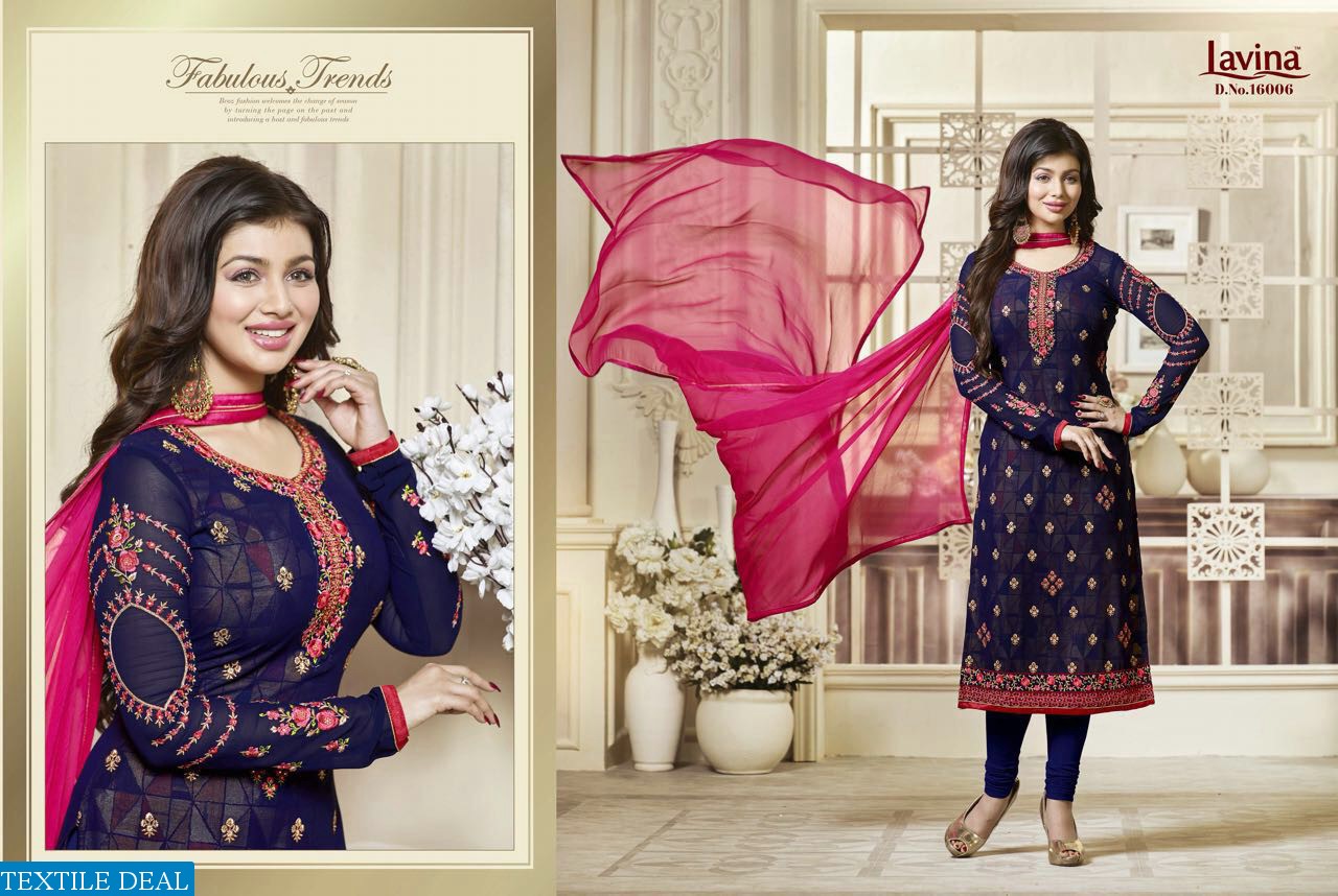 lavina vol -16 Wholesale Straight long Salwar suits